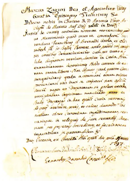 Sui registri civili della parrocchia di S. Maria Annunziata di Marano Vicentino nel sec. XIX image