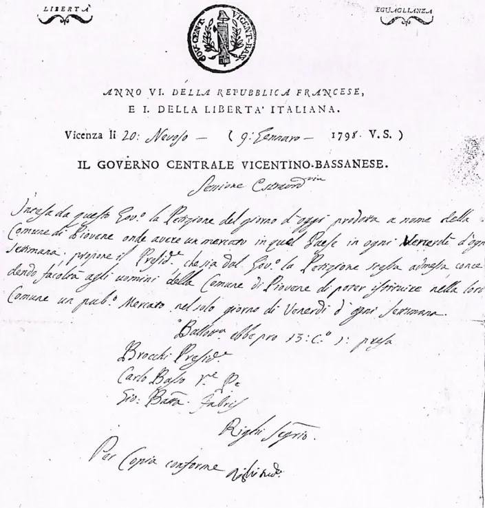 Alle origini del mercato di Piovene image